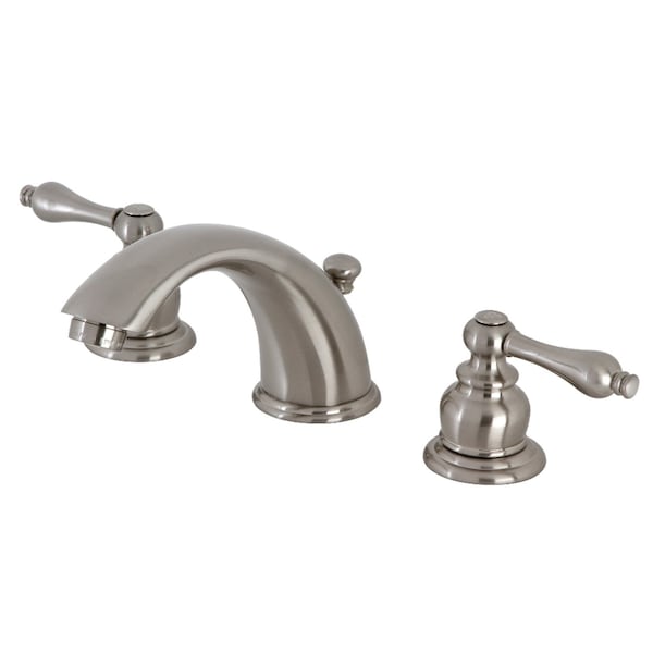 KB978ALB Widespread Bathroom Faucet, Brushed Nickel